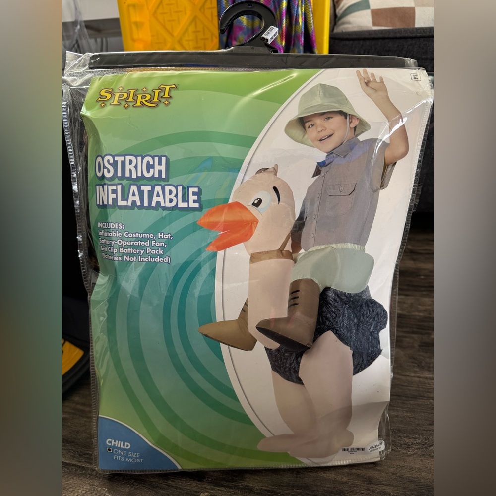 Spirit Ostrich Inflatable Costume for Kids
